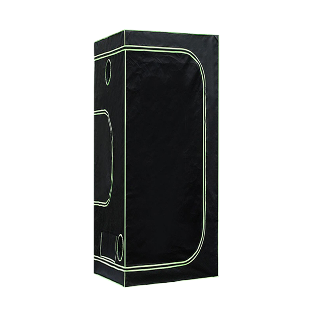 Glasshaus Grow Tent Kits Size D: 100x100x200cm Real 1680D Oxford Hydroponic Indoor System