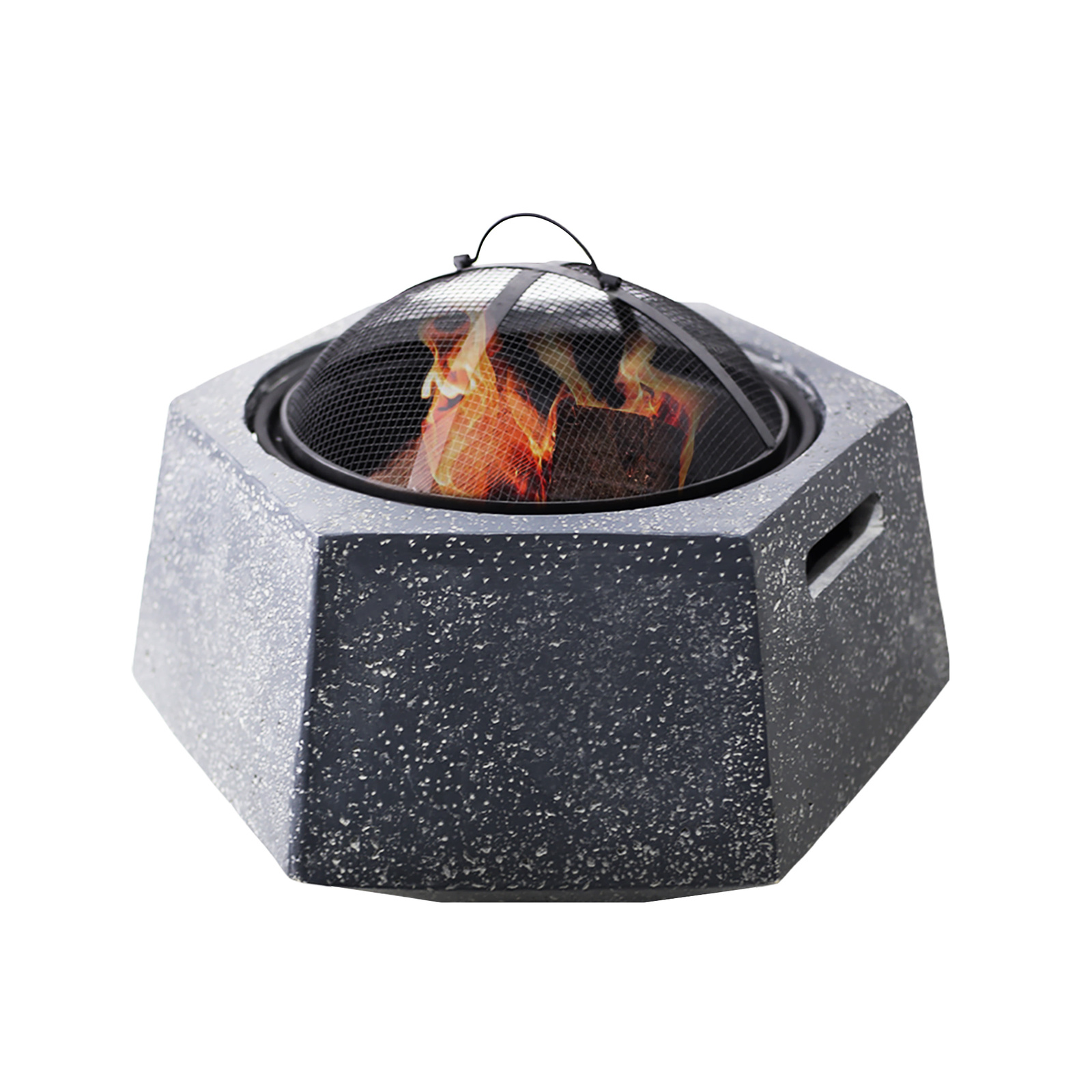 Outdoor Fire Pit Charcoal Bbq Grill Camping Patio Heater Fireplace