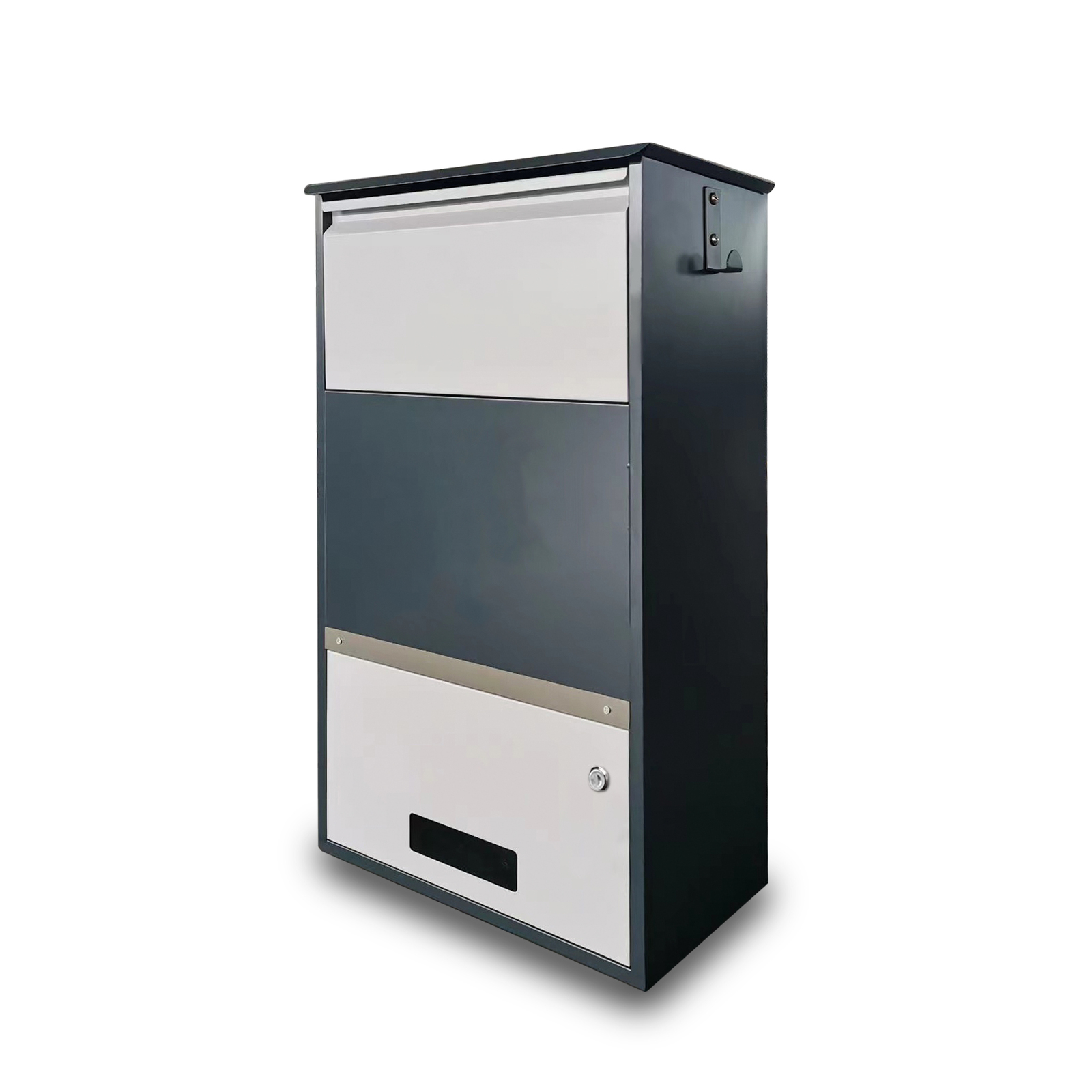 Parcel Letter Box Letterbox Mail Post Mailbox For Packages Freestanding & Wall Mountable