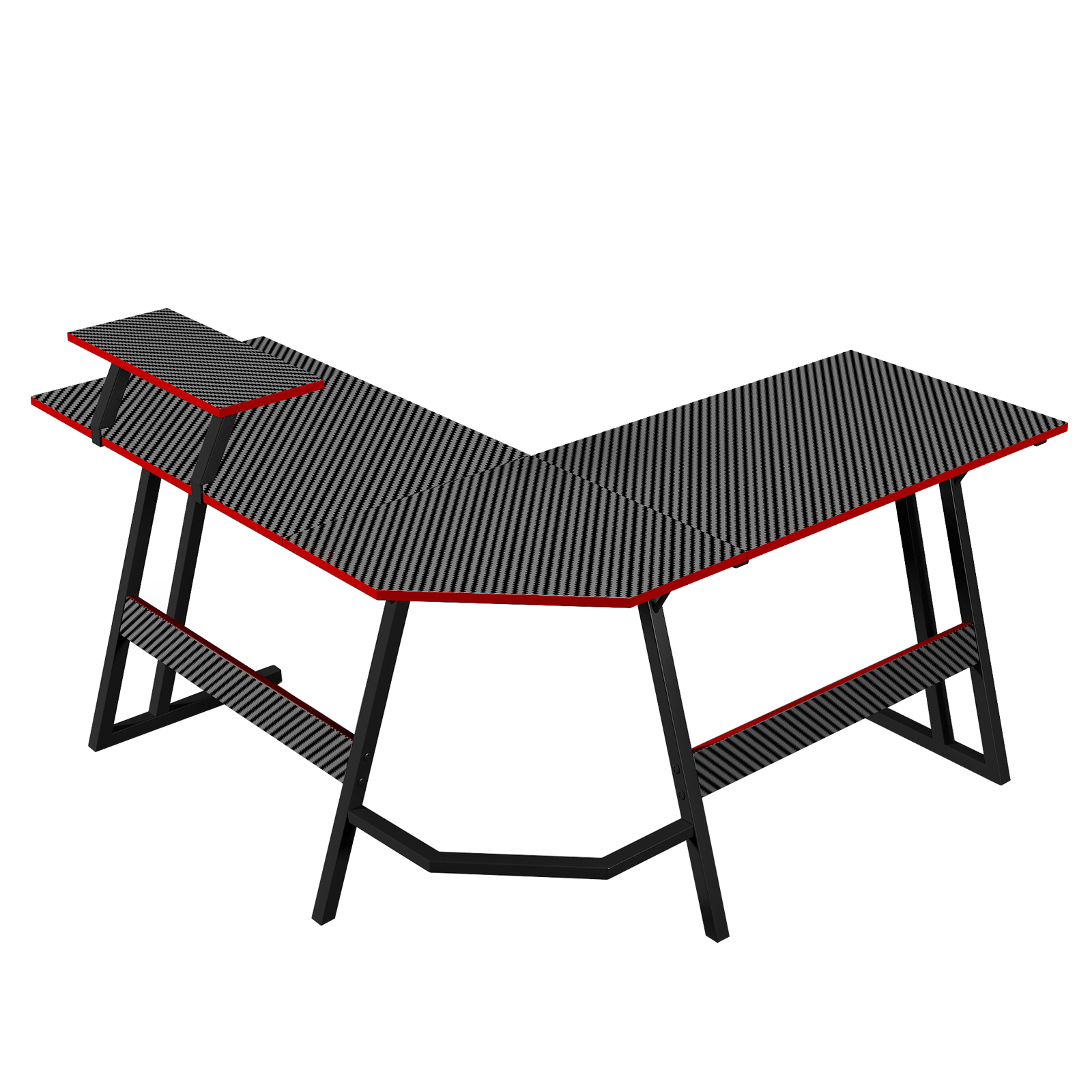 L Shaped Gaming Desk Large Corner Desk Office Computer Workstation Table