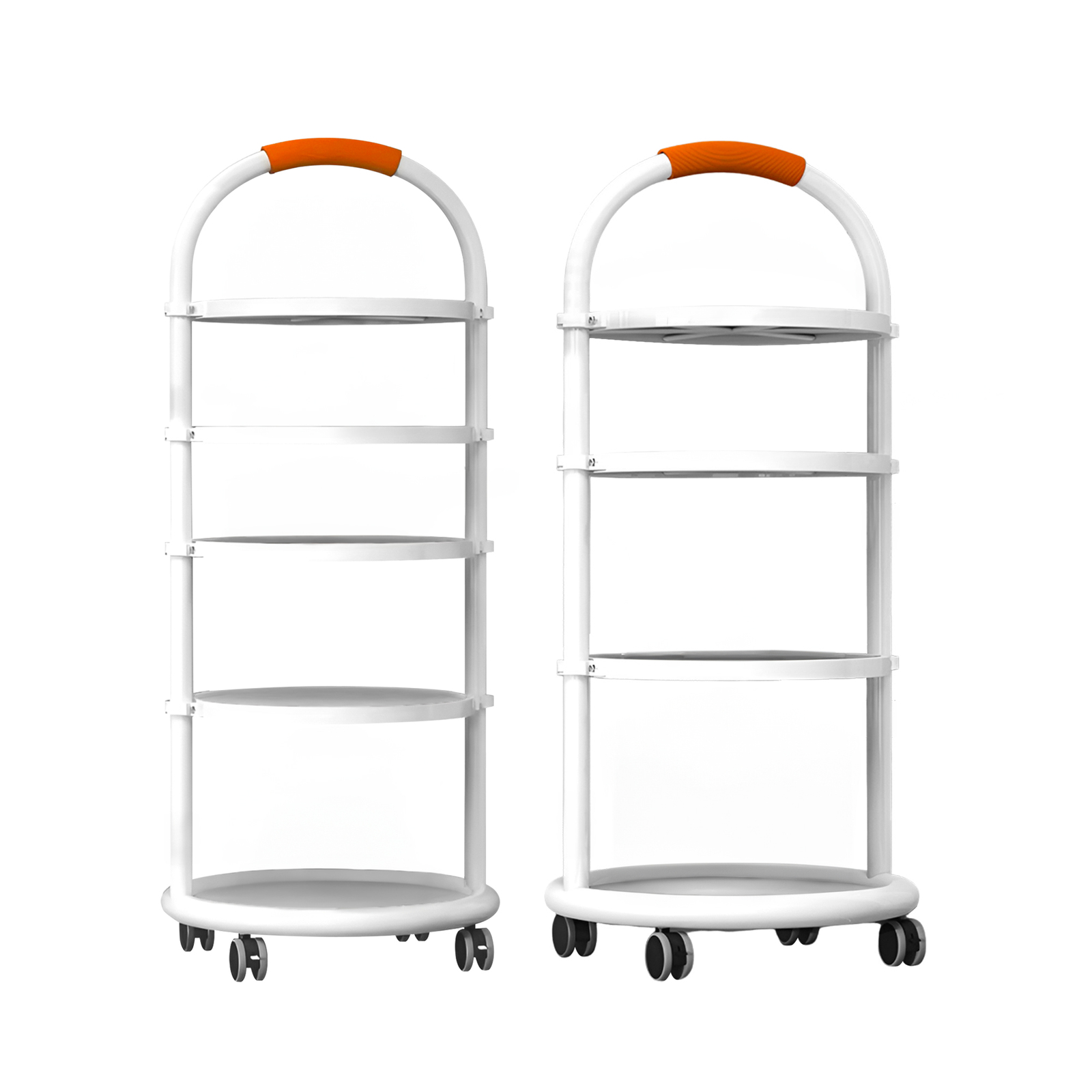 Kitchen Trolley Cart Rolling Storage Rack Shelf Organiser With Wheels 2 Sizes