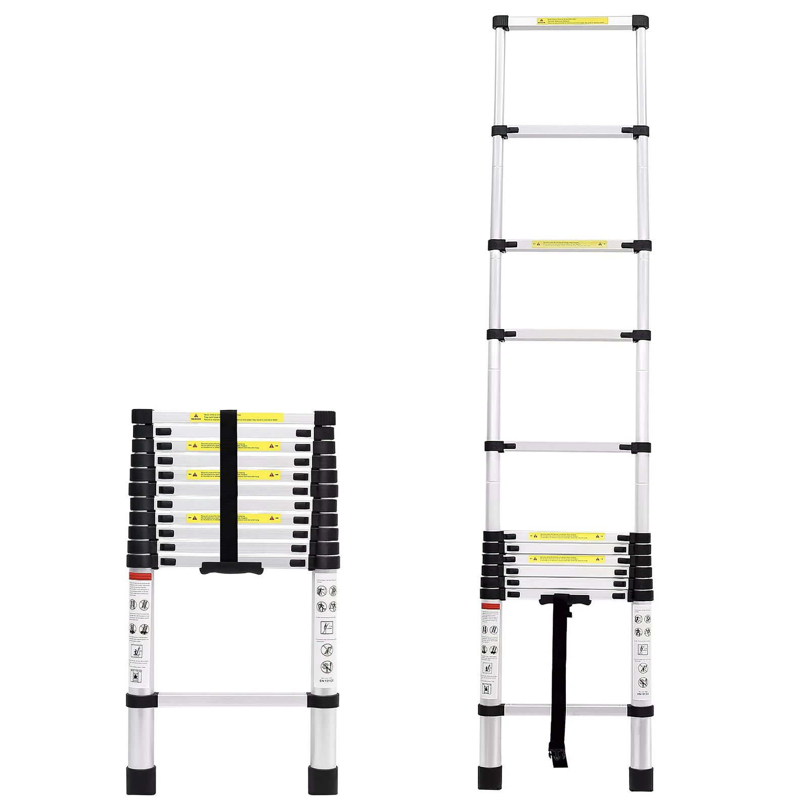 Telescopic Aluminium Ladder Extension Extendable Step Telescoping Ladder