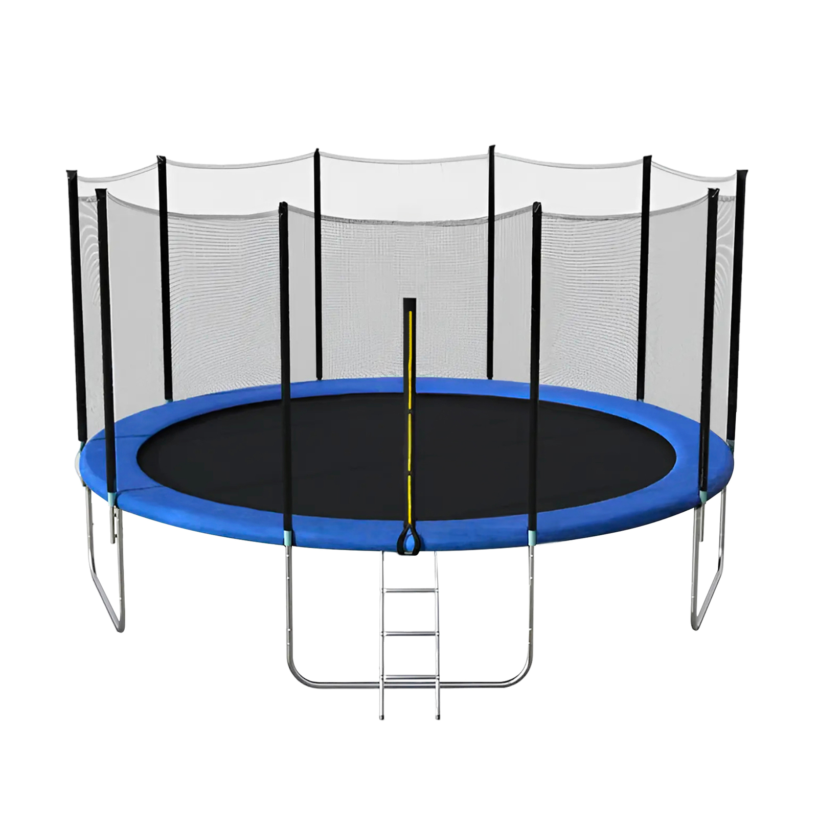 12Ft Trampoline Round Outdoor Playground Trampolines Safety Net & Ladder