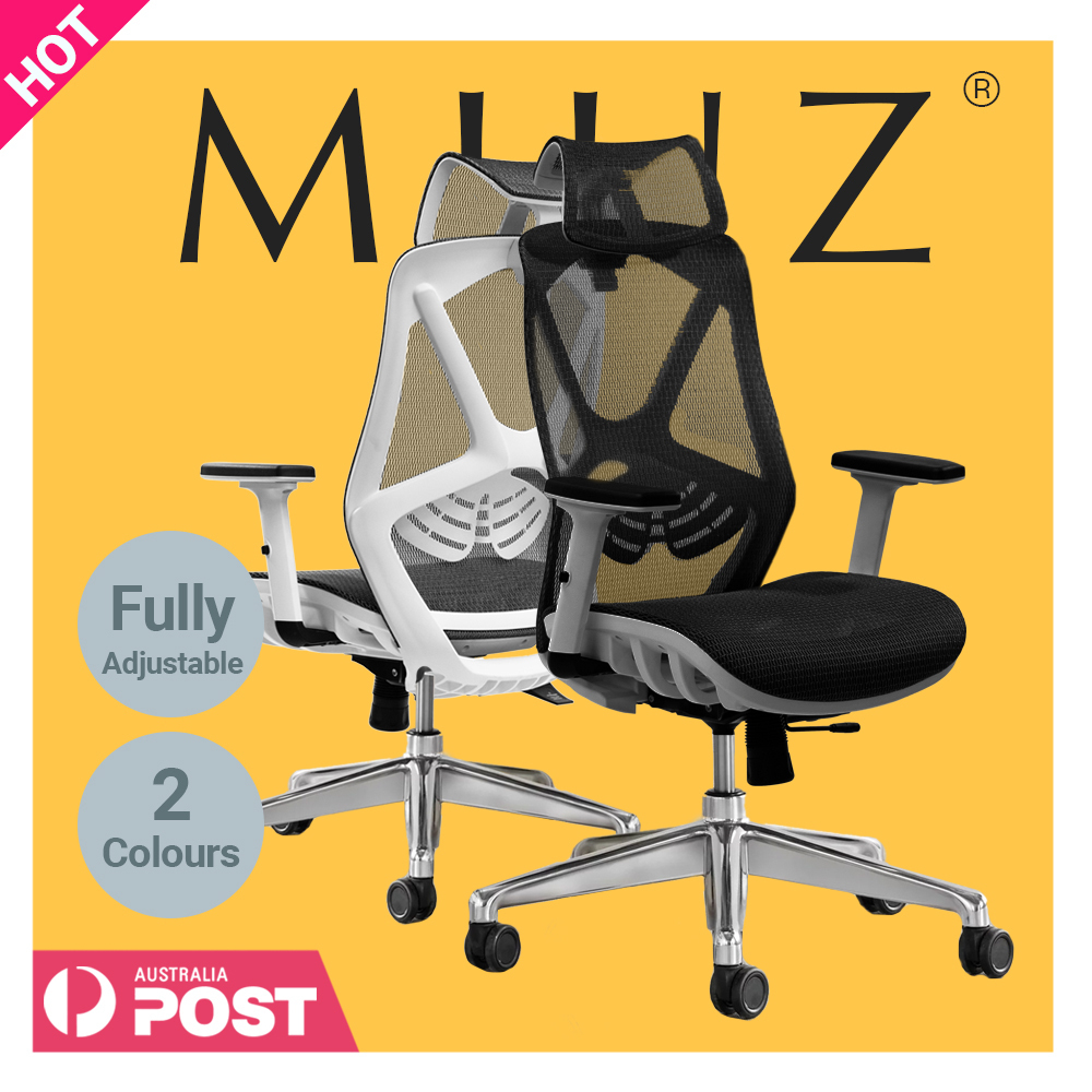 MIUZ Ergonomic Mesh Office Chair Gaming Executive Fabric Seat